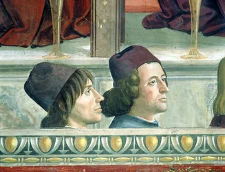 Portraits of Matteo Franco and Luigi Pulci from the Cycle of the Life of St. Francis